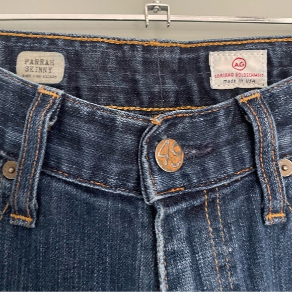 3 for $30 | AG Adriano Goldschmied Farrah High Rise Skinny Med Wash Jeans - Picture 3 of 10
